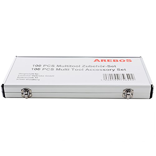 100-tlg Multifunktionswerkzeug Zubehör Set Multitool Zubehör Set im Aluminium Koffer - 3