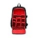 Produktbild Eulan Camera Backpack Multifunction Security DSLR Bag Organizer Rucksack Waterproof Men Women Concept Lightweight Water Resistant Nylon multipurpos for Nikon Canon SLR Laptop (Red)