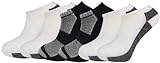 12 Pairs Mens Trainer Liner Socks, Superior Blend with Elastane for comfort. Cushioned for high performance. Front mesh and ribbing. Durable Toe construction. UK size 7-11(Mens Melanj)