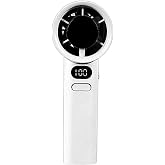 Senon M11 Dijital LED G&ouml;stergeli Portatif Fan Mini Vantilat&ouml;r Soğutucu El Fanı (Beyaz)