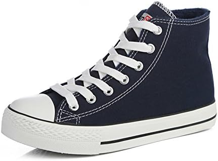 Spring Sneakers,White Flat-bottom Shoes,Classical High Student Couples Shoes, Sports Shoes-T Foot length=24.8CM(9.8Inch)