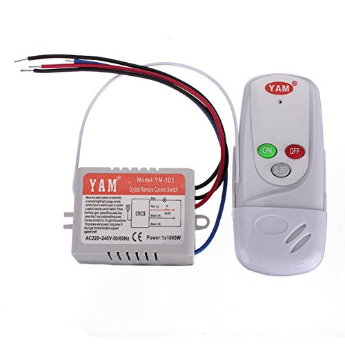 Preisvergleich Produktbild Global Radioantieinmischung 1way leichte Lampenfernbedienung 220 / 110v