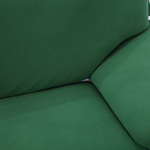 Einzelschlafcouch Sitzbezug Slipcover Sofa Husse Dekor Spandex-Stretch – Grün - 5