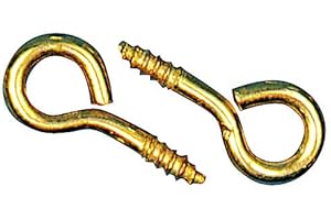 Unbekannt Rayher Vis à œillet vis à Anneau en Laiton Crochet à Visser 12x5mm 24pc, 8937166