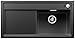 Price comparison product image Blanco Kitchen Sink Zenar XL 6 S, Silgranit PuraDur with Glass Cutting Board, Basin Right, black, 519271