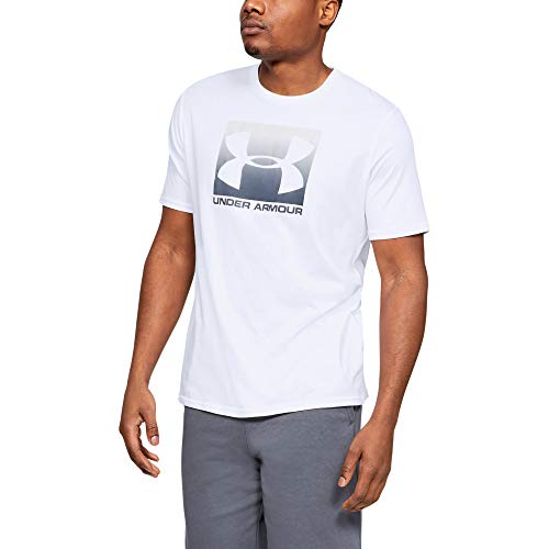 Under Armour UA Boxed Sportstyle SS Camiseta, Hombre, Blanco (White/Halo Gray 101), M