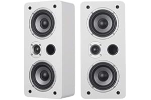 RO&CO Dynavoice - Paire de Enceintes de étagère, Mur, Plafond. Réf.: Magic LCR-4. Blanc.