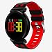 Produktbild LDDCUTE Fitness Armband Fitness Tracker Smart Watch Armband Sport,Intelligente Uhr Herzfrequenz-überwachung Schlafüberwachung Informationen erhalten IP67 wasserdicht,Kompatibel Mit Android Ios,Red