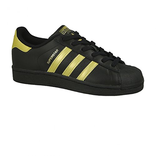 Adidas Superstar Foundation Mädchen Sneaker Schwarz, 38 -