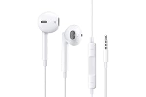 UCGOU Auriculares intrauditivos Auriculares con Cable con micrófono Jack de 3,5 mm,con micrófono Control de Volumen Auriculares estéreo de Alta fidelidad,compatibles con Samsung/iPhone/iPad/Android/PC/MP4