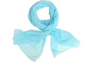 HAT YOU Damen Chiffon Halstuch, Sommertuch, Chiffon Schal, Tuch für Frühling und Sommer, Ganzjährig - Made in Italy