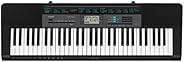 Casio CTK-2550 61-Key Portable Keyboard with Piano tones, Black