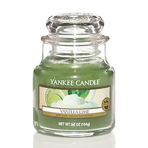 Yankee Candle Vanilla Lime Small Jar Candle, Fruit Scent