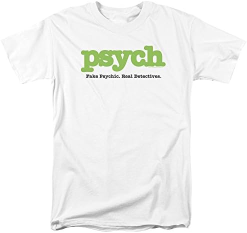 Psych - Psych Adult T-Shirt In White