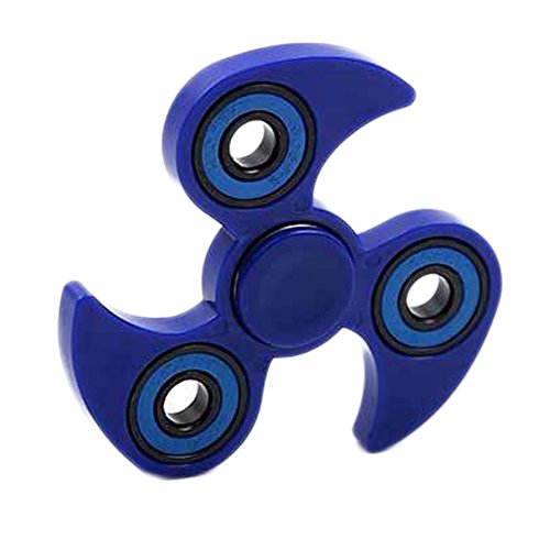 St.Mandyur Triangle Spinner Fidget Toy Relieve Stress and Anxiety EDC Focus Toy for Children and Adults (Blue) St.Mandyur Triangle Spinner Fidget Toy Relieve Stress and Anxiety EDC Focus Toy for Children and Adults (Blue)