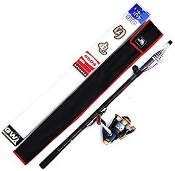 Paystore 5.4 m : Top Quty Telescopic Carbon Spinning Fishing Fly Rod 3.6M-6.3M Ultra Light Fishing Rods Sea Fishing Boat Rods Black Bag