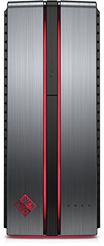 OMEN by HP (870-155ng) Gaming Desktop PC (Intel Core i7-6700, 16 GB RAM, 256 GB SSD, 1 TB HDD, NVIDIA GeForce GTX 1070, Windows 10 Home 64) Metall Optik