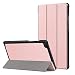 Produktbild Tablette Ledertasche Hülle , Für Lenovo Tab E8 TB-8304F 8 Tablette Neue Intelligentes Dreifachgefaltet Tablethülle Stehende Schlank Flip-Schutzhülle Schlaf / Wake Abdeckung Fall Schutzhülle(Rosegold)