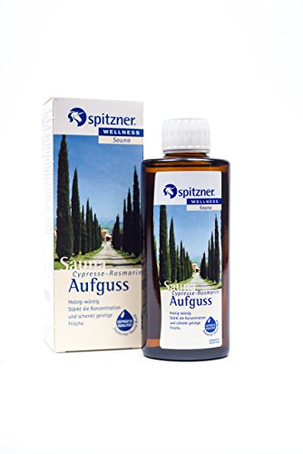 Preisvergleich Produktbild Spitzner Saunaaufguss Wellness Cypresse-Rosmarin (190ml) Konzentrat