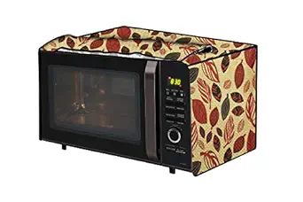 The Furnishing Tree Microwave Oven Cover for Borosil Prima 25 Liter 1500 Watt Convection Oven Toaster Griller (OTG) Ditzy Pattern Yellow Base