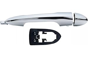 REACHMALL Maniglia per porta esterna senza foro, lato passeggero cromata maniglia esterna per AlfaRomeo per Mito 2008-2018 per Giulietta 2010-2020 per Lancia 156099956