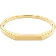 Calvin Klein Faceted Bar Family Women's Bangle - Gold