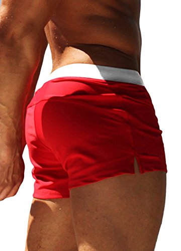 OUO Badehose Herren Badeshorts Schwimmhose Wassersport männer Hose - 2