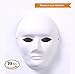 Produktbild ZADAWERK® Maske - Unbemalt - Mann - 10 Stück - Halloween, Karneval - DIY - Gesicht