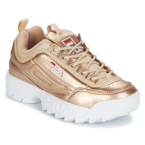 scarpe fila dorate