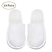 Produktbild 10 Paar Einweg Hausschuhe Reise Hotel Hausschuhe SPA Weiß Geschlossene Zehe Slipper Schuhe