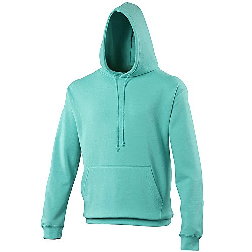 Awdis - Sudadera con capucha para adultos Unisex - Modelo college - Deporte/Gimnasio/Running (2XL/Turquesa)