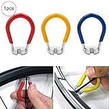 ouken Bike Spoke Spoke attrezzo della Bicicletta Chiave Ciclismo Attrezzi della Tasca Bici Rim Corretta Chiave 1PC - Colore Casuale