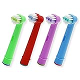 Ersatz-Aufsteckbürsten. Aufsteckbürste Oral B Kinder, 20 Stück, Ersatz-Bürstenköpfe für Oral B EB-10A Pro Health Stages, Oral Care, 3D Excel