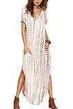 vestidos mujer hippie chic ❤ Consejos de lavado: Se recomienda lavar a mano / No lave a máquina / Use agua fría