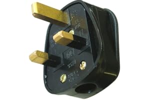 TECHWAREGAMES 20 x 13 Amp 3 Pin Trade Pack UK Electrical Mains Power Plugs Fused UK Black BSE 1363 House