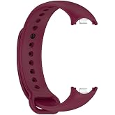 Xiaomi Mi Band 8 Mi Band 9 Mi Band 10 ile Uyumlu Silikon Kordon Kayış Metal Pimli