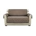 Produktbild PengXiang Haustier-Sofa-Schonbezug, rutschfest, wendbar, für Sofa-Möbel, Polyester, beige, Loveseat