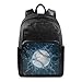 Produktbild ISAOA modischer wasserdichter Rucksack für Schule, Laptop-Tasche, 39,6 cm (15,6 Zoll) Baseball mit Wasser-Computer Business Reiserucksack Casual Daypack für Reisen Business College Damen Herren