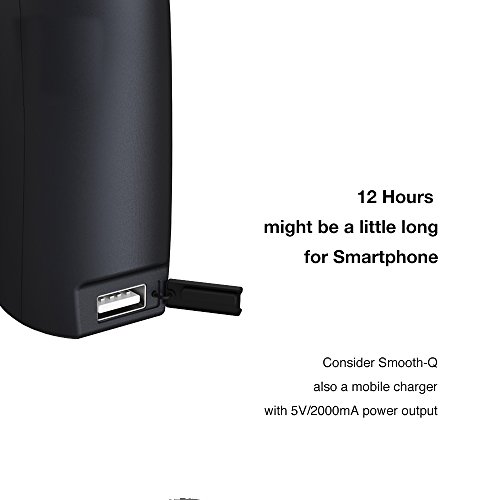 Zhiyun Smooth-Q Stabilizzatore a 3 assi per smartphone come iPhone Plus/7/6Plus/6,Samsung,Huawei and GoPro3/4/5 fino ad 200g/6