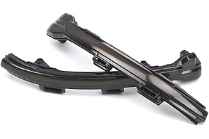 HIGH FLYING Kit Lampeggiante Dinamico per Golf VII 7 MK7, Golf 7 Sportsvan 2014-2019 Indicatori di Direzione LED Dinamici Black Edition Plug&Play Accessori