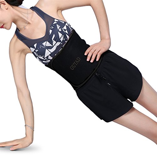 Fitness Gürtel OUTAD Einstellbare Fitness-Gürtel Gewicht verlieren Abnehmen Taille Shapers Gürtel Thermo für Gewicht Loss Damen & Herren - 4