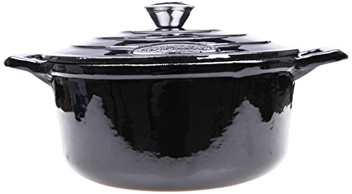 spécifications Art & Cuisine 10134 Cocotte Ronde Fonte d'Acier Noir 28 cm