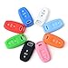 Produktbild JenNiFer 3 Buttons Silikon Remote Key Case Cover Für Audi A3 A4 A5 A6 S4 S5 Q5 - Hellgrün