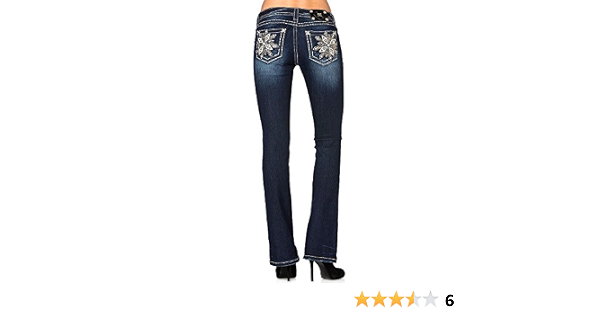 Miss Me Women's Thick Stitch Snowflake 