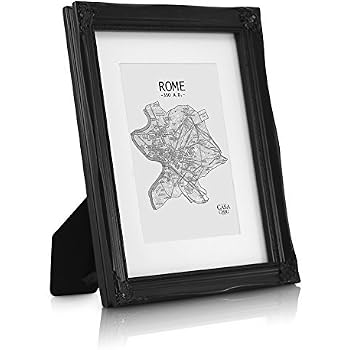 Black - A4 Ready to hang or stand Ornate Shabby Chic Picture/Photo ...