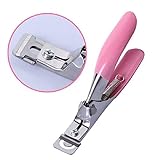 SYGA Pink False Nail Cutter Manicure Tool,Professional Stainless Steel Nails Sci... SYGA Pink False Nail Cutter Manicure Tool,Professional Stainless Steel Nails Sci...