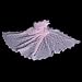 The Wool Company Soft Pink Cotton Christening Shawl