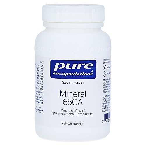 Preisvergleich Produktbild Mineral 650A 90 Kapseln pure encapsulations