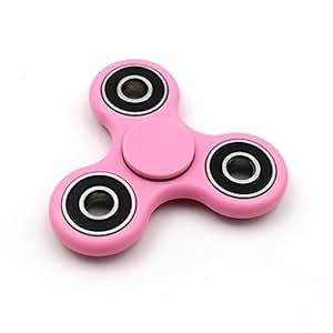 Tri Fidget Hand Finger Spinner Toy for Relieving Stress (Pink): Amazon 