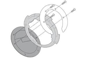 FAR BF11 FLANGIA SPECIFICA BORSA SERBATOIO GIVI COMPATIBILE CON BMW R 1250 GS 2020 TANKLOCK